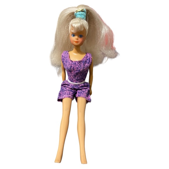 VTG 90s Steffi Love Doll Simba Toys Non Working Singing Doll Retro Jean Outfit - Picture 1 of 9